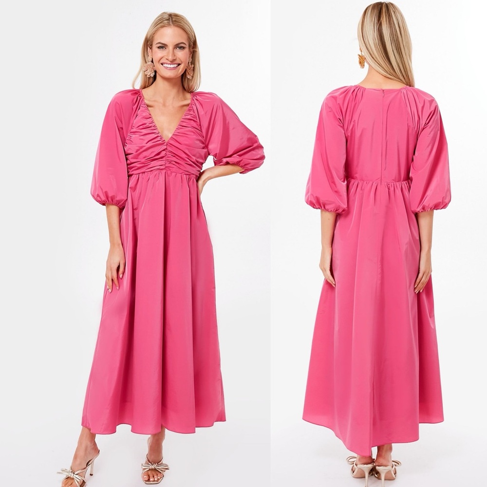Elegant Pink Maxi Dress